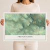 Map of French Creek, Pennsylvania, 12 x 18 inch unframed archival matte print