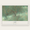Gap, Pennsylvania map print, the full design