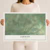 Map of Germany, Pennsylvania, 12 x 18 inch unframed archival matte print