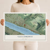 Map of Glen Osborne, Pennsylvania, 12 x 18 inch unframed archival matte print
