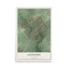 Map of Glenolden, Pennsylvania, 12 x 18 inch unframed archival matte print