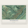 Grazierville, Pennsylvania map print, the full design
