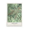 Map of Green Tree, Pennsylvania, 12 x 18 inch unframed archival matte print