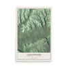 Map of Greenwood, Columbia County, Pennsylvania, 12 x 18 inch unframed archival matte print
