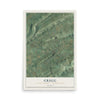 Map of Gregg, Centre County, Pennsylvania, 12 x 18 inch unframed archival matte print