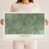 Map of Hamilton, Adams County, Pennsylvania, 12 x 18 inch unframed archival matte print