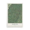 Map of Hamilton, Franklin County, Pennsylvania, 12 x 18 inch unframed archival matte print