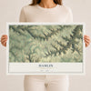 Map of Hamlin, Pennsylvania, 12 x 18 inch unframed archival matte print