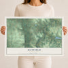 Map of Hayfield, Pennsylvania, 12 x 18 inch unframed archival matte print