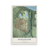Map of Highland Park, Pennsylvania, 12 x 18 inch unframed archival matte print