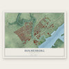 Holmesburg, Pennsylvania map print, the full design
