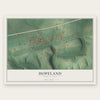 Hopeland, Pennsylvania map print, the full design