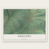 Jerseytown, Pennsylvania map print, the full design