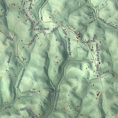 Close-up of the map of Kittanning, Armstrong County, Pennsylvania print showing street and building detail
