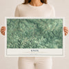 Map of Knox, Jefferson County, Pennsylvania, 12 x 18 inch unframed archival matte print