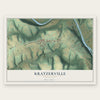 Kratzerville, Pennsylvania map print, the full design