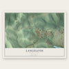 Langeloth, Pennsylvania map print, the full design