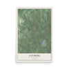 Map of Latimore, Pennsylvania, 12 x 18 inch unframed archival matte print