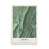 Map of Liberty, Bedford County, Pennsylvania, 12 x 18 inch unframed archival matte print