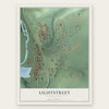 Lightstreet, Pennsylvania map print, the full design