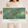 Map of Little Mahanoy, Pennsylvania, 12 x 18 inch unframed archival matte print