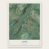 Loop, Pennsylvania map print, the full design