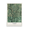 Map of Lumber, Pennsylvania, 12 x 18 inch unframed archival matte print
