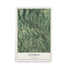 Map of Lycoming, Pennsylvania, 12 x 18 inch unframed archival matte print