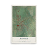 Map of Macungie, Pennsylvania, 12 x 18 inch unframed archival matte print