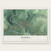 Madera, Pennsylvania map print, the full design