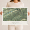 Map of Mahoning, Carbon County, Pennsylvania, 12 x 18 inch unframed archival matte print