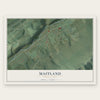 Maitland, Pennsylvania map print, the full design