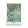 Map of Martic, Pennsylvania, 12 x 18 inch unframed archival matte print