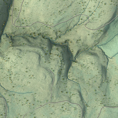 Close-up of the map of McIntyre, Pennsylvania print showing street and building detail