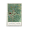 Map of the Borough of McKean, Erie County, Pennsylvania, 12 x 18 inch unframed archival matte print