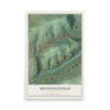 Map of Mechanicsville, Pennsylvania, 12 x 18 inch unframed archival matte print