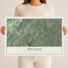 Map of Menallen, Adams County, Pennsylvania, 12 x 18 inch unframed archival matte print