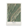 Map of Metal, Pennsylvania, 12 x 18 inch unframed archival matte print