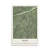 Map of Moore, Pennsylvania, 12 x 18 inch unframed archival matte print