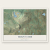 Mount Cobb, Pennsylvania map print, the full design