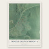 Mount Gretna Heights, Pennsylvania map print, the full design