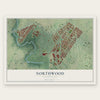 Northwood, Philadelphia, Pennsylvania map print, the full design