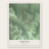 Norvelt, Pennsylvania map print, the full design