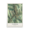 Map of Overbrook, Pennsylvania, 12 x 18 inch unframed archival matte print
