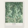 Paris, Pennsylvania map print, the full design