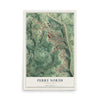 Map of Perry North, Pennsylvania, 12 x 18 inch unframed archival matte print