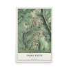 Map of Perry South, Pennsylvania, 12 x 18 inch unframed archival matte print