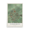 Map of Plymouth Meeting, Pennsylvania, 12 x 18 inch unframed archival matte print