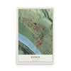 Map of Rankin, Pennsylvania, 12 x 18 inch unframed archival matte print