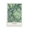 Map of Rayburn, Pennsylvania, 12 x 18 inch unframed archival matte print